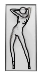 Julian Opie - Shahnoza dancing naked