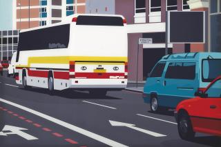 Julian Opie - Siren Radio Traffic