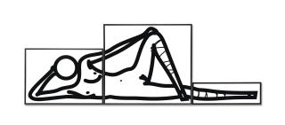 Julian Opie - This is Shahnoza in Three Parts No. 6