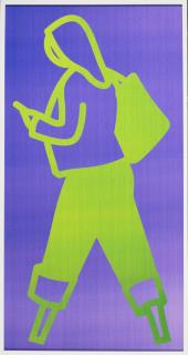 Julian Opie - Turn-ups, from Crossings