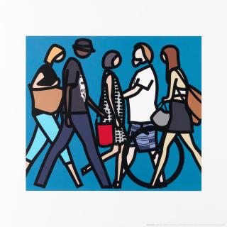 Julian Opie - Walking in Melbourne 1