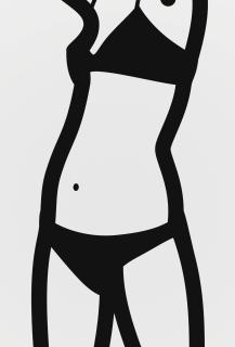 Julian Opie - Watching Suzanne (Front) No. 4; And No. 5 (A.C. 68-69)