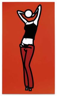Julian Opie - Woman taking off Jeans 8
