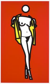 Julian Opie - Woman Taking Off Man\'S Shirt 5