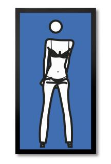 Julian Opie - Woman Undressing