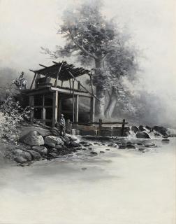 Julian Rix - Old Corn Mill at Pineville, Cumberland Mountains