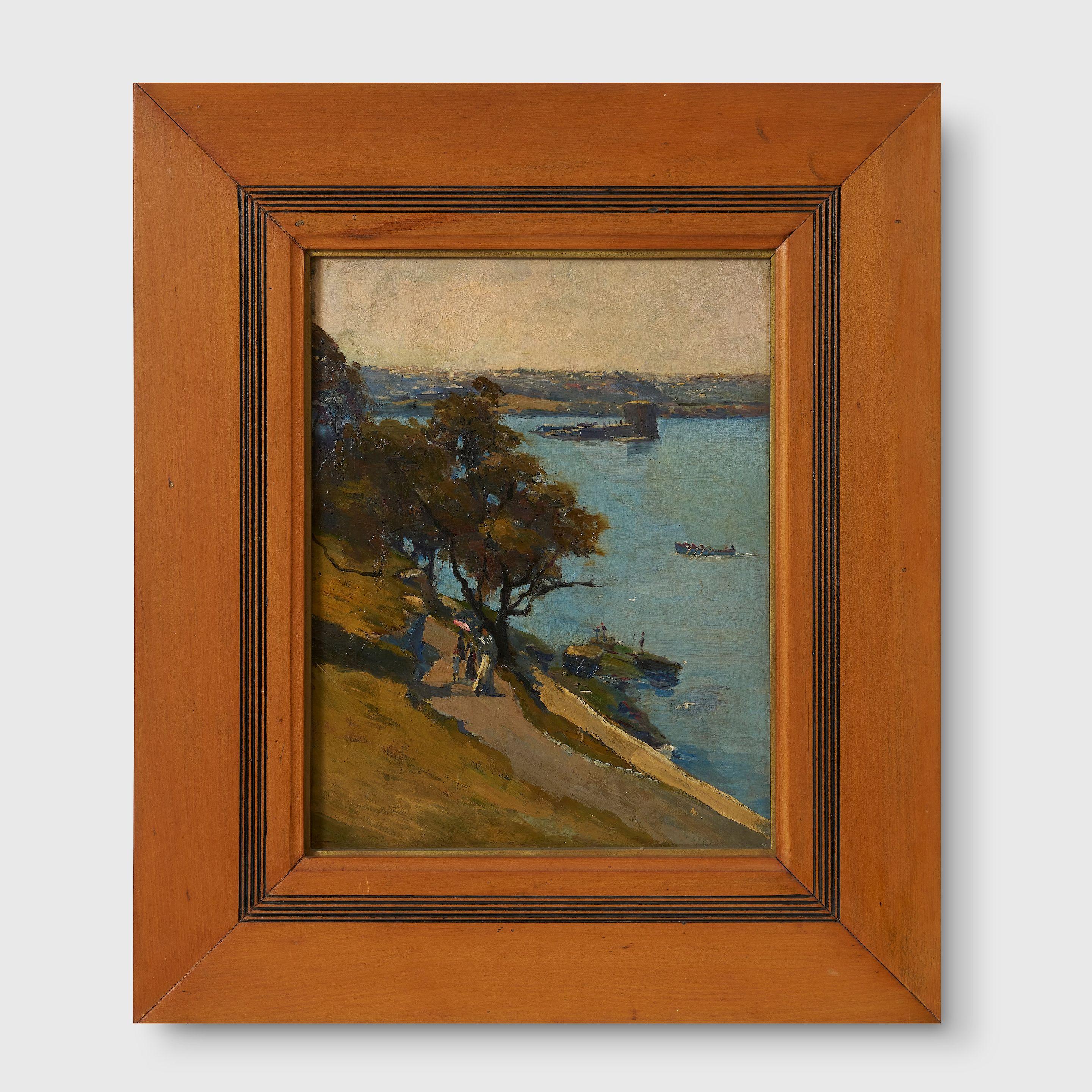 Julian Rossi Ashton - Looking Towards Fort Dennison from the Domain, 1898