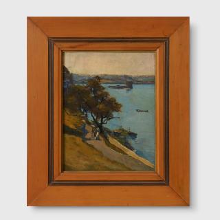 Julian Rossi Ashton - Looking Towards Fort Dennison from the Domain, 1898