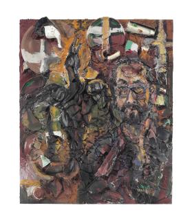 Julian Schnabel - Portrait of M.T.