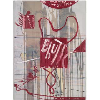 Julian Schnabel - Red Painting