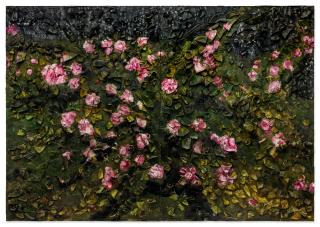 Julian Schnabel - Rose Painting (Near Van Gogh\'s Grave) XIX