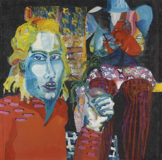 Julian Schnabel - Self Portrait