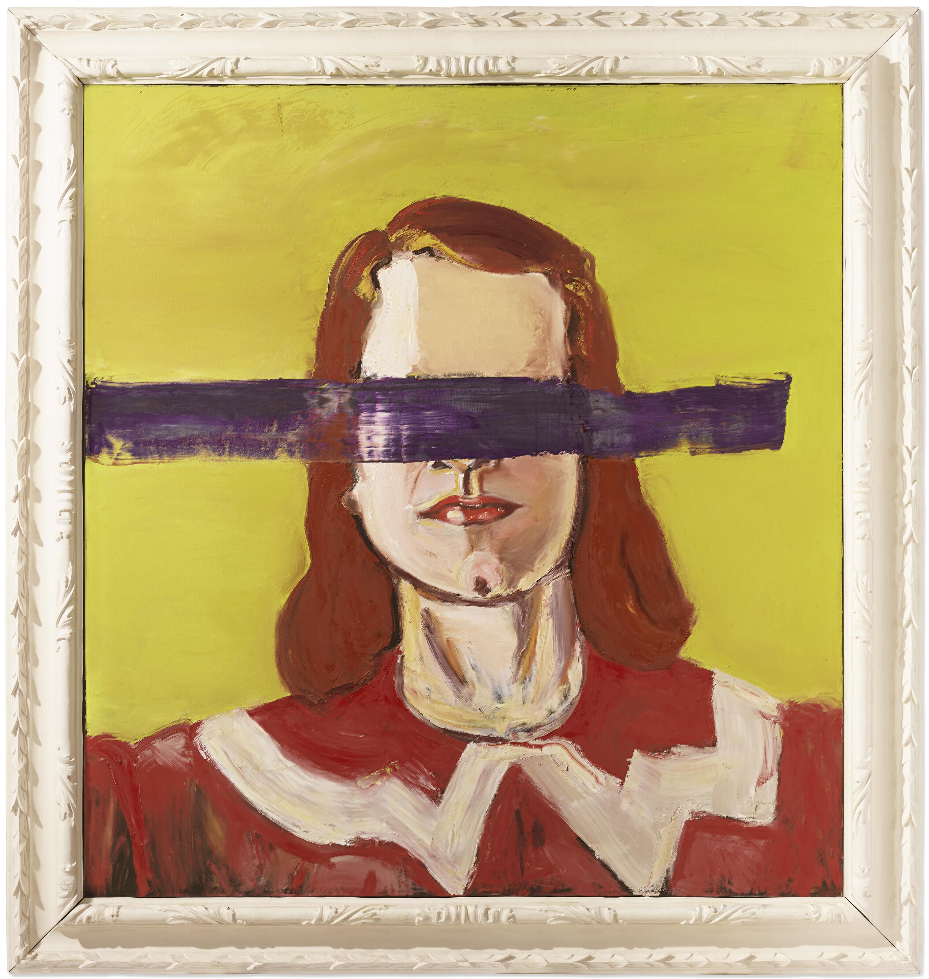 Julian Schnabel - Untitled (Girl with No Eyes)