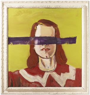 Julian Schnabel - Untitled (Girl with No Eyes)