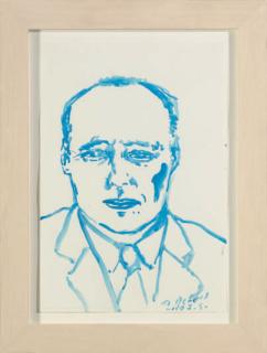 Julian Schnabel - Untitled (Portrait of Dennis Hopper)