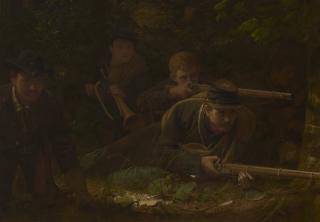 Julian Scott - Civil War Battle Scene: A Moment of Decision