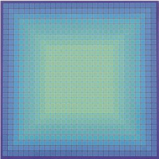 Julian Stanczak - Conservative Green: Minus