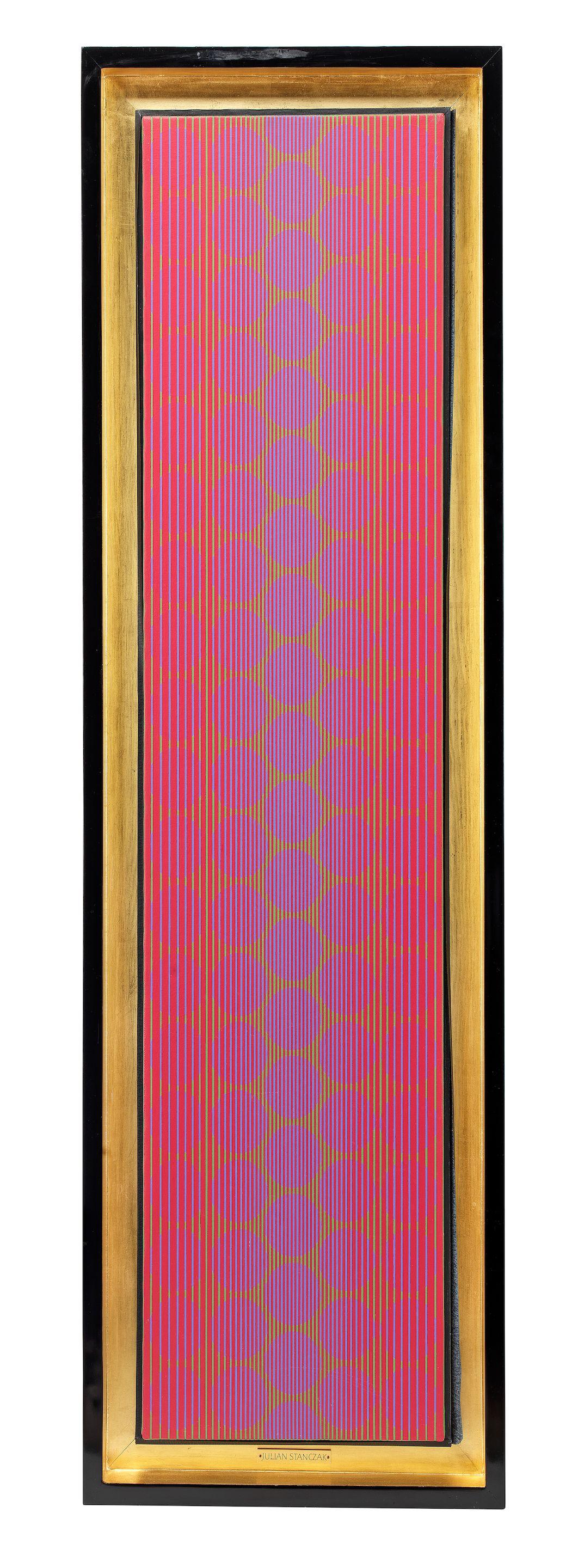 Julian Stanczak - Nimbus VI (Red)