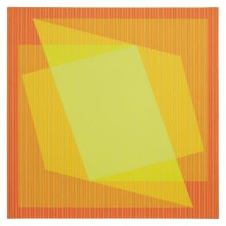 Julian Stanczak - Sharing In Orange