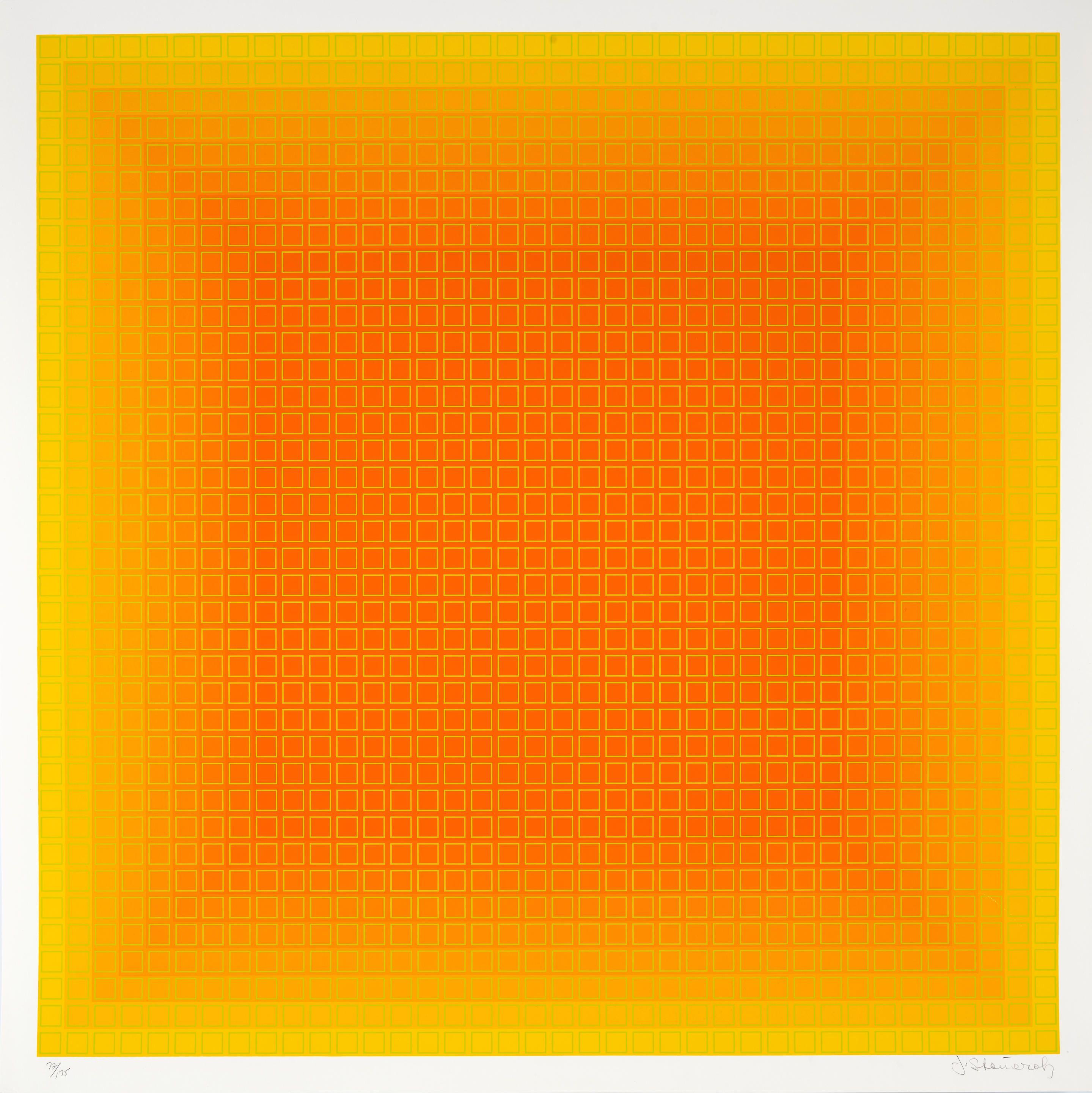 Julian Stanczak - Yellow Filtration