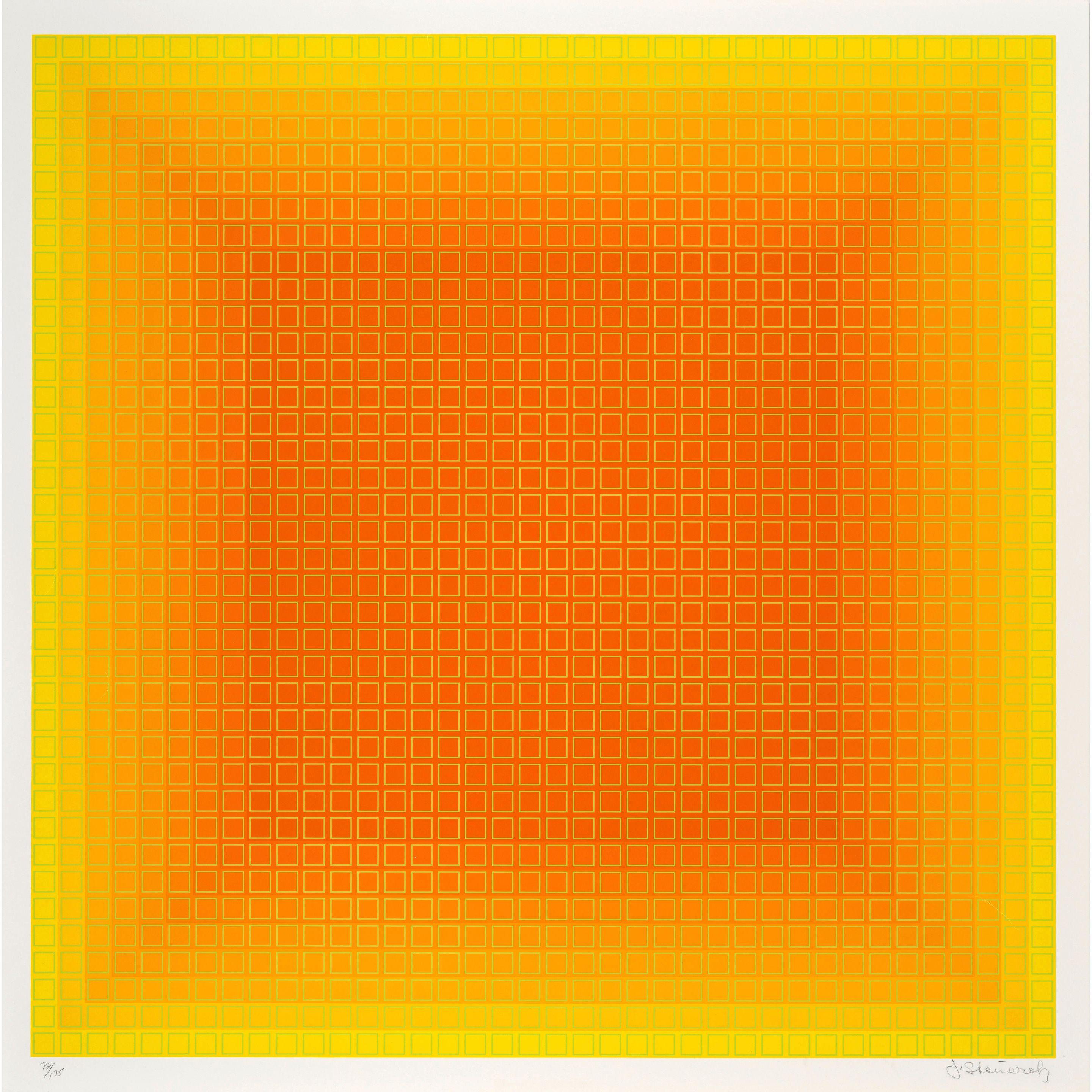 Julian Stanczak - Yellow Filtration