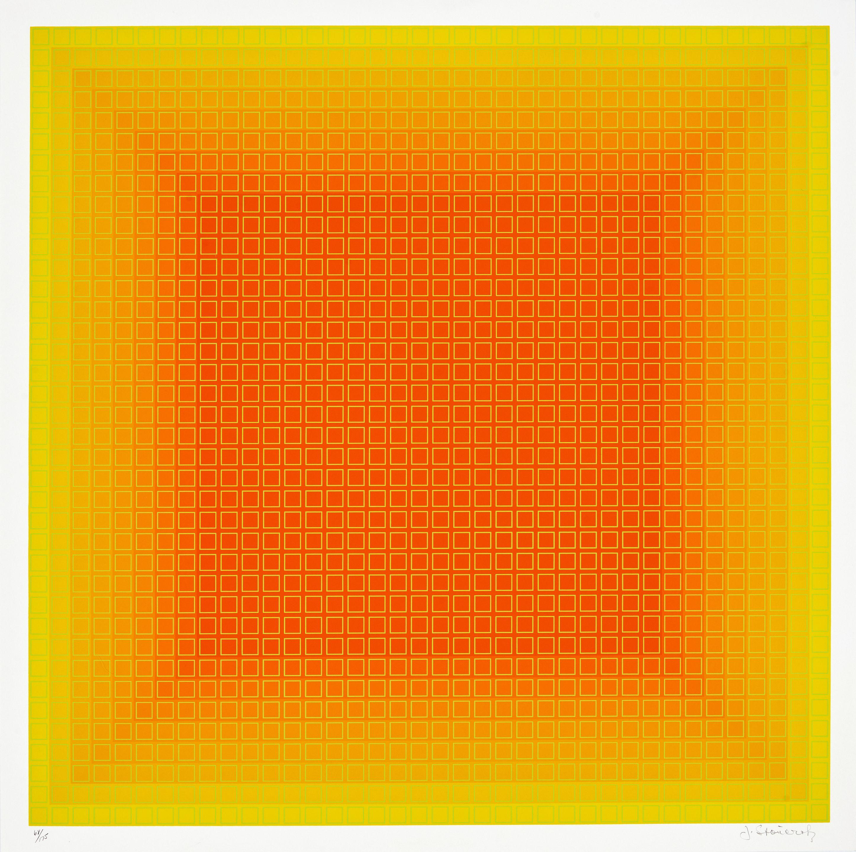 Julian Stanczak - Yellow Filtration