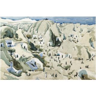 Julian Trevelyan, R.A. - Spanish Caves, Guadix