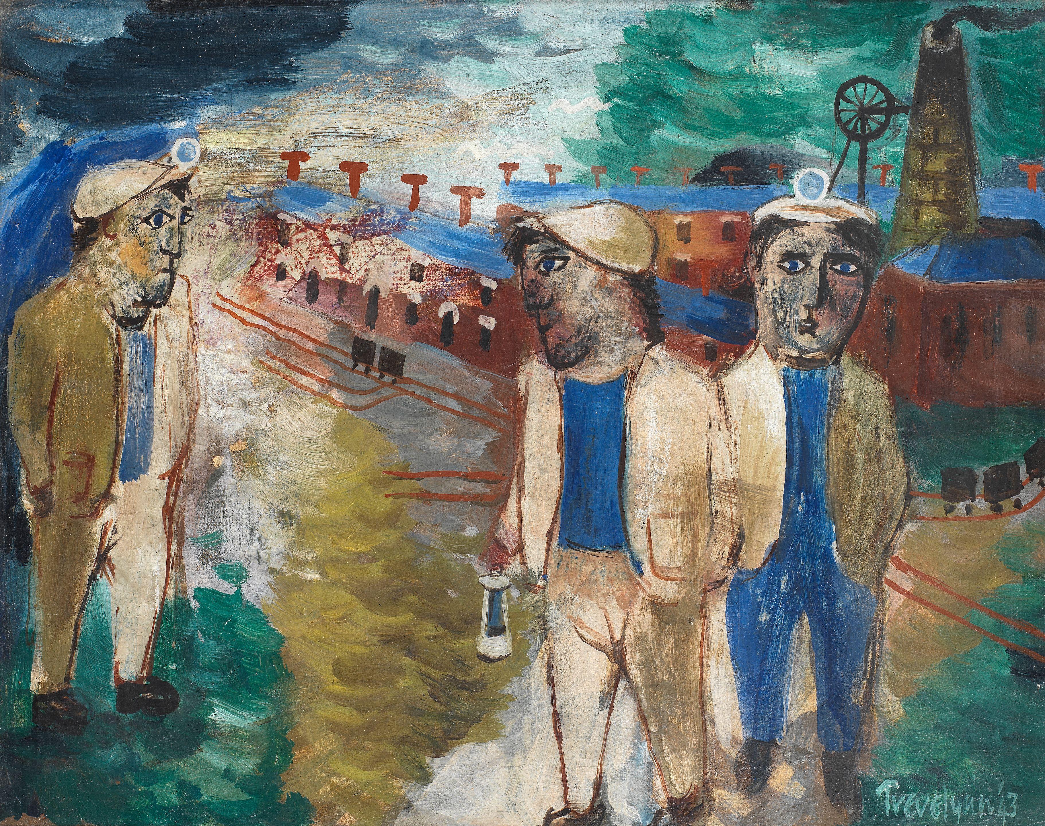Julian Trevelyan R.A. - The Miners