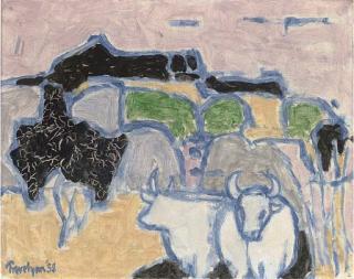 Julian Trevelyan, R.A. - Tuscan Landscape II