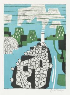 Julian Trevelyan - Stadsbild