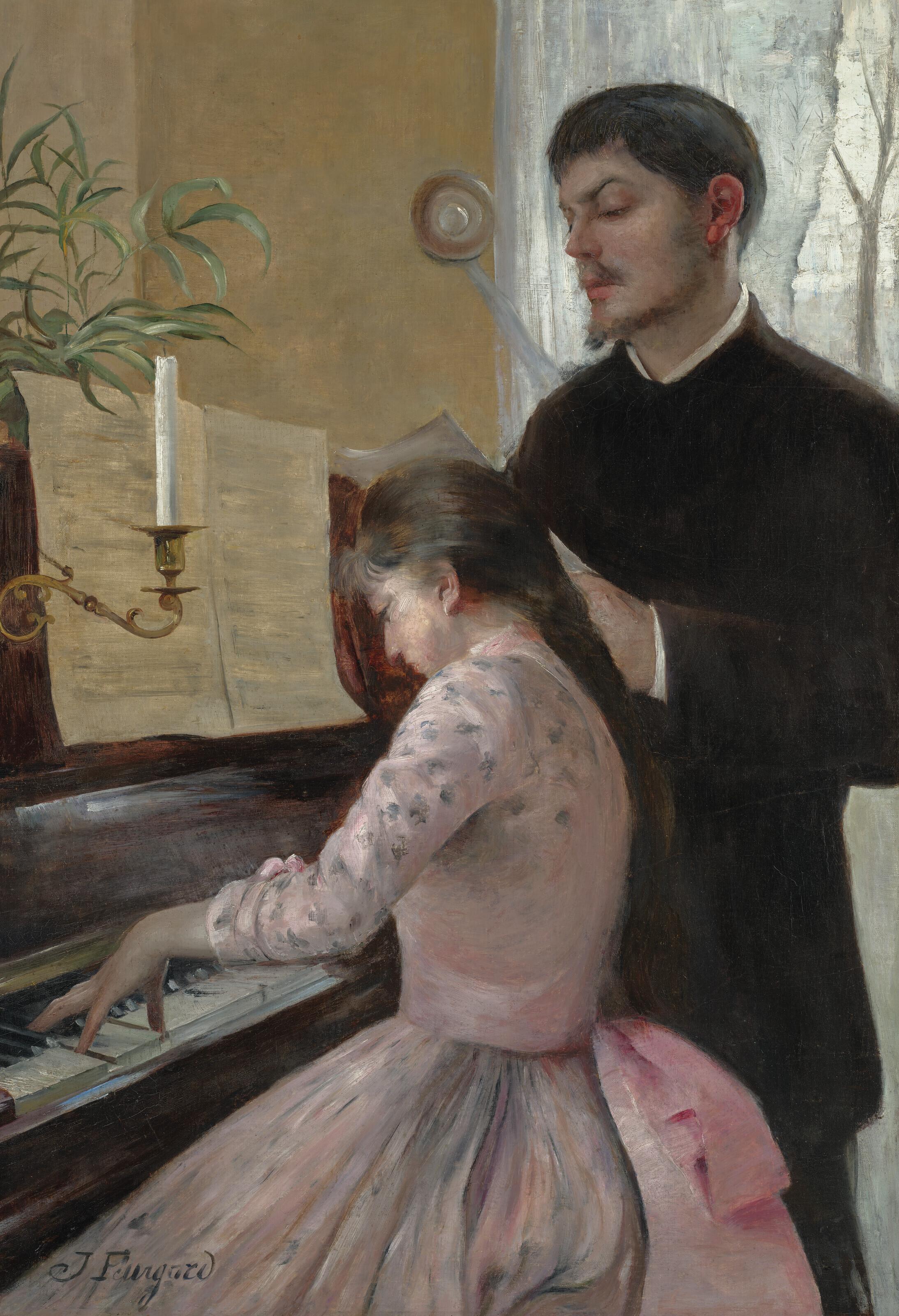 Julie Delance-Feurgard - The piano lesson