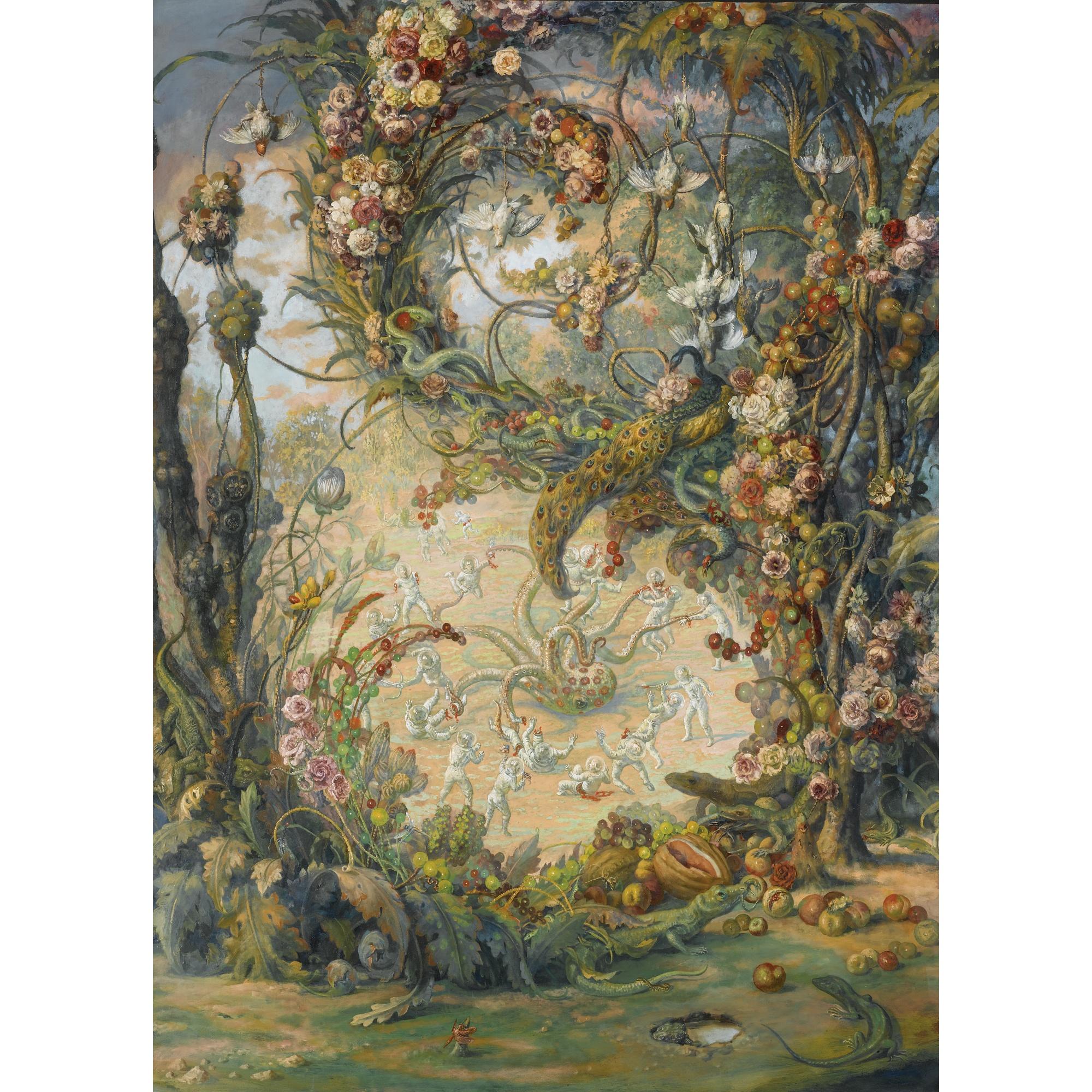 Julie Heffernan - Self Portrait As Arms And The Men