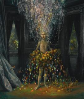 Julie Heffernan - Self Portrait As Gorgeous Tumor