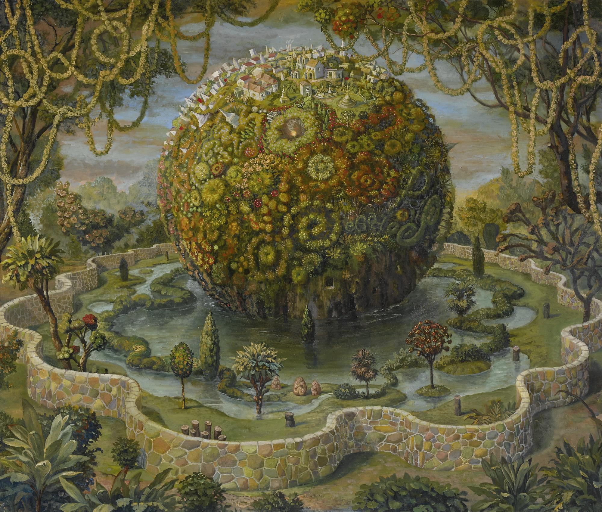 Julie Heffernan - Study For Self Portrait As World