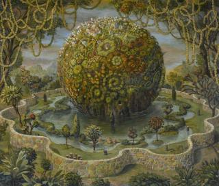 Julie Heffernan - Study For Self Portrait As World