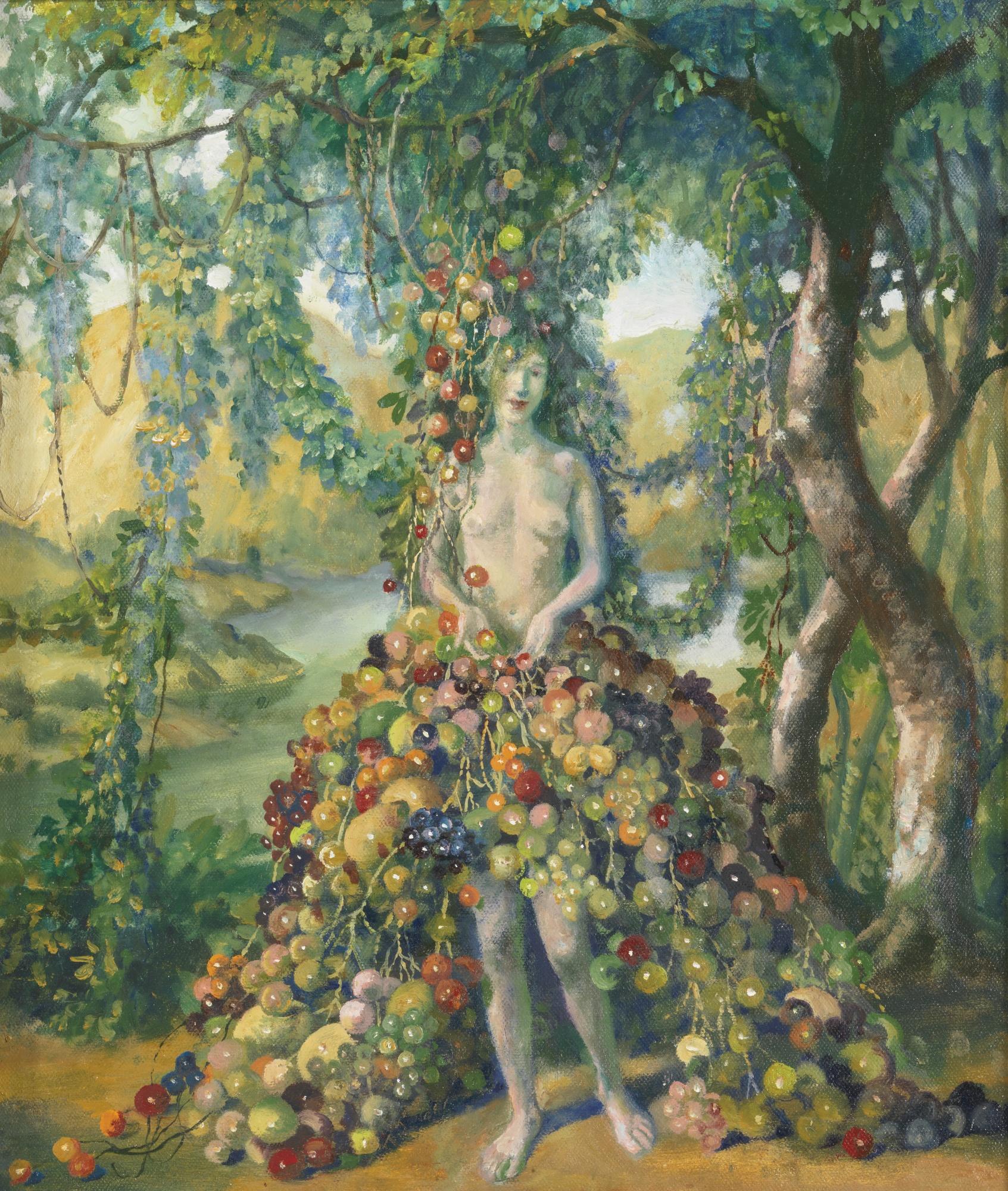 Julie Heffernan - Study For Sp As Radiant Host