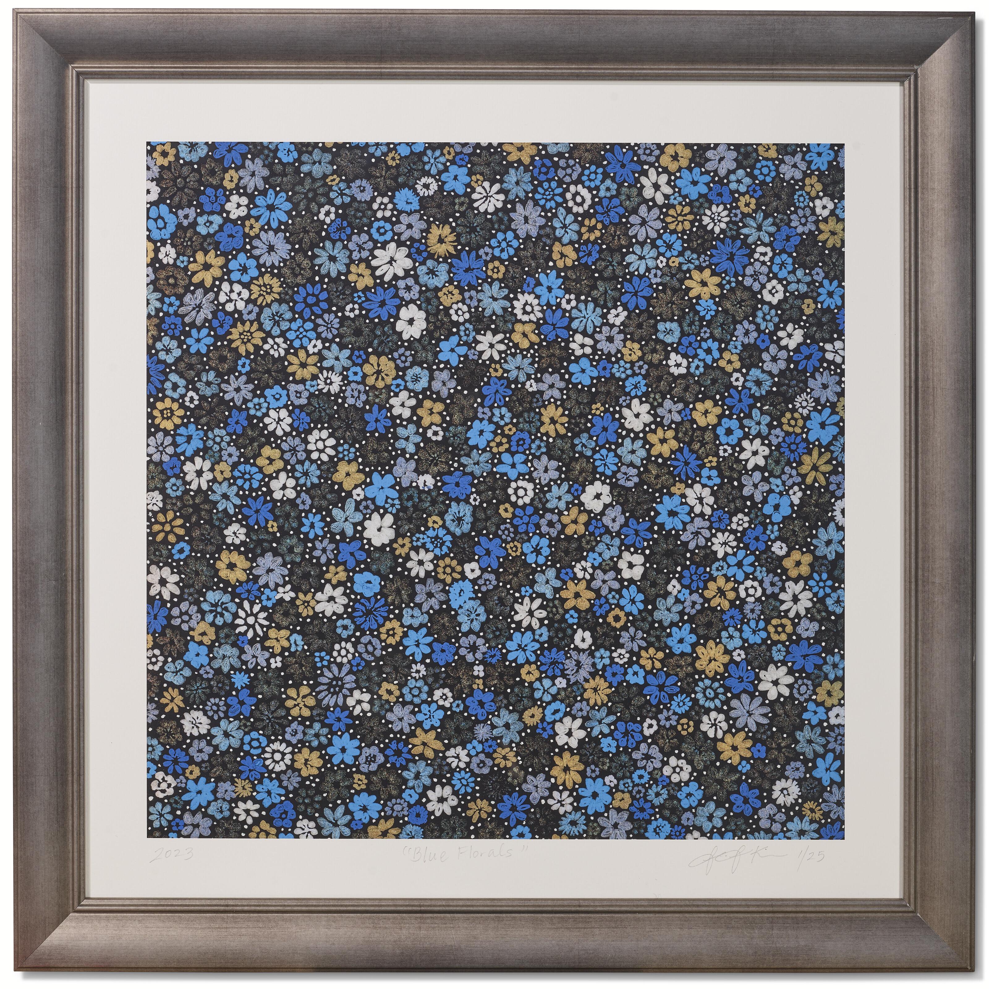 Julie Ja E. Kim - Blue Florals