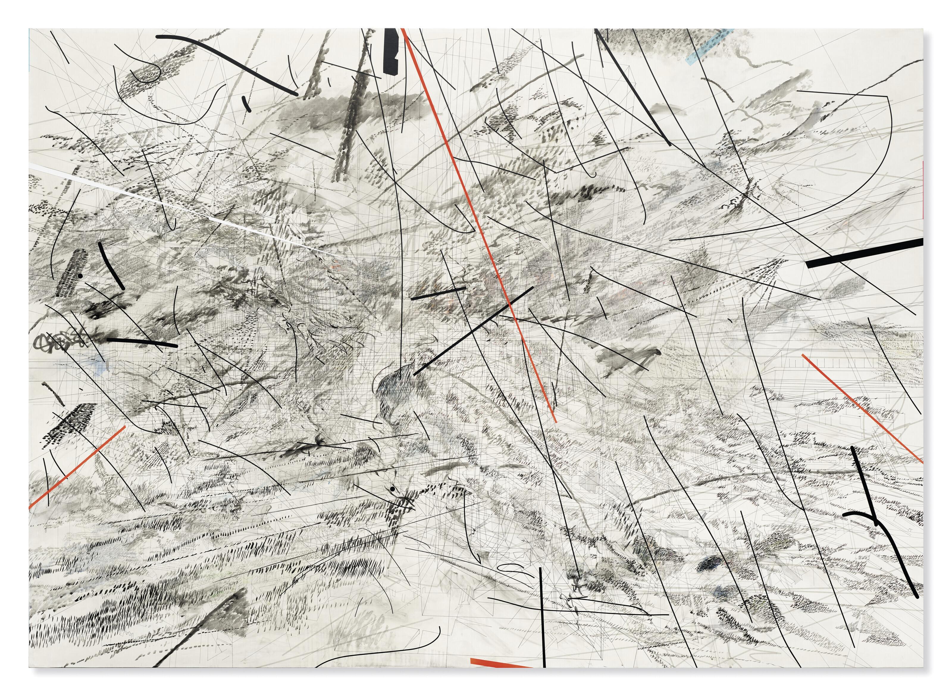 Julie Mehretu - Blue Magic