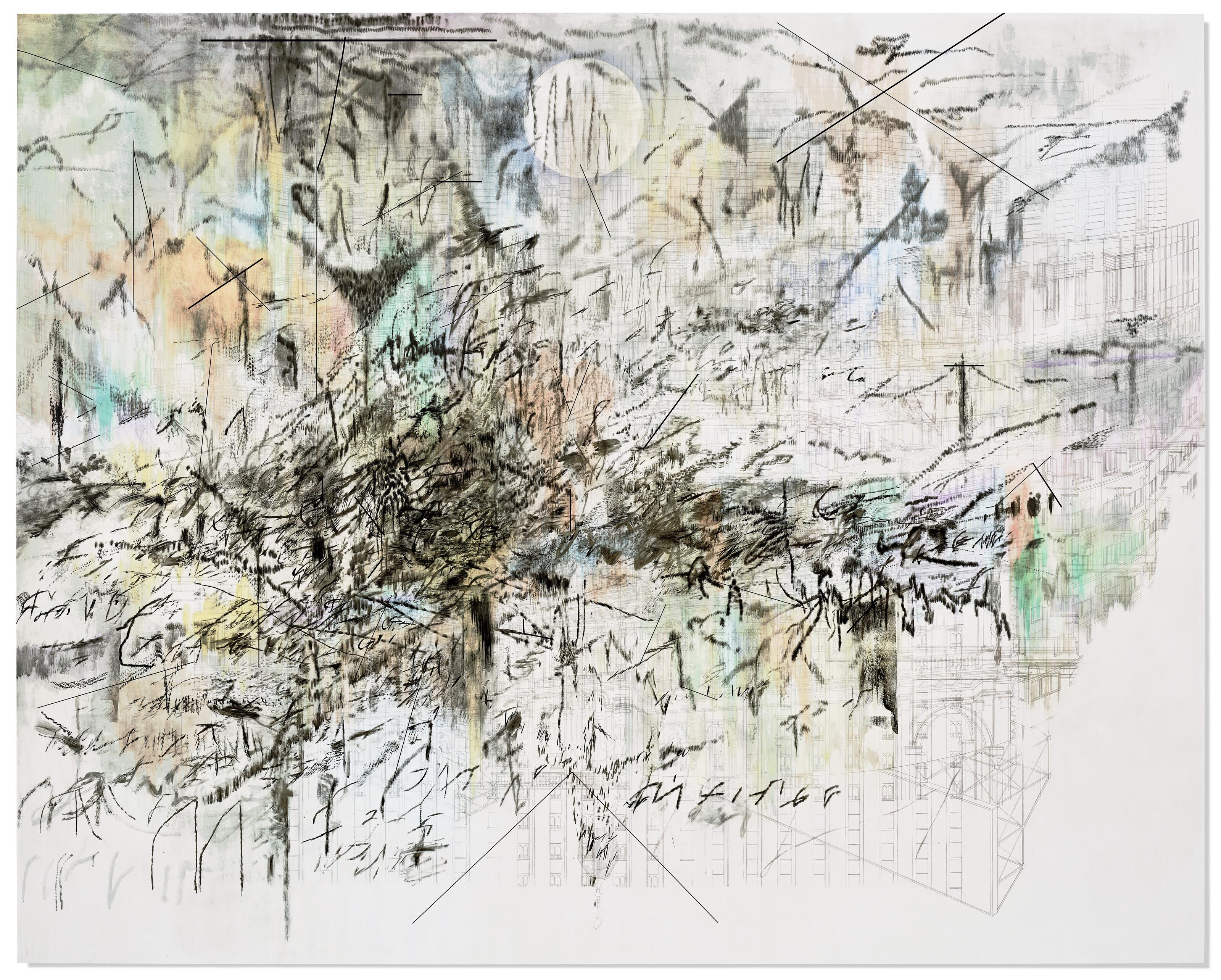 Julie Mehretu - Fever graph (algorithm for serendipity)