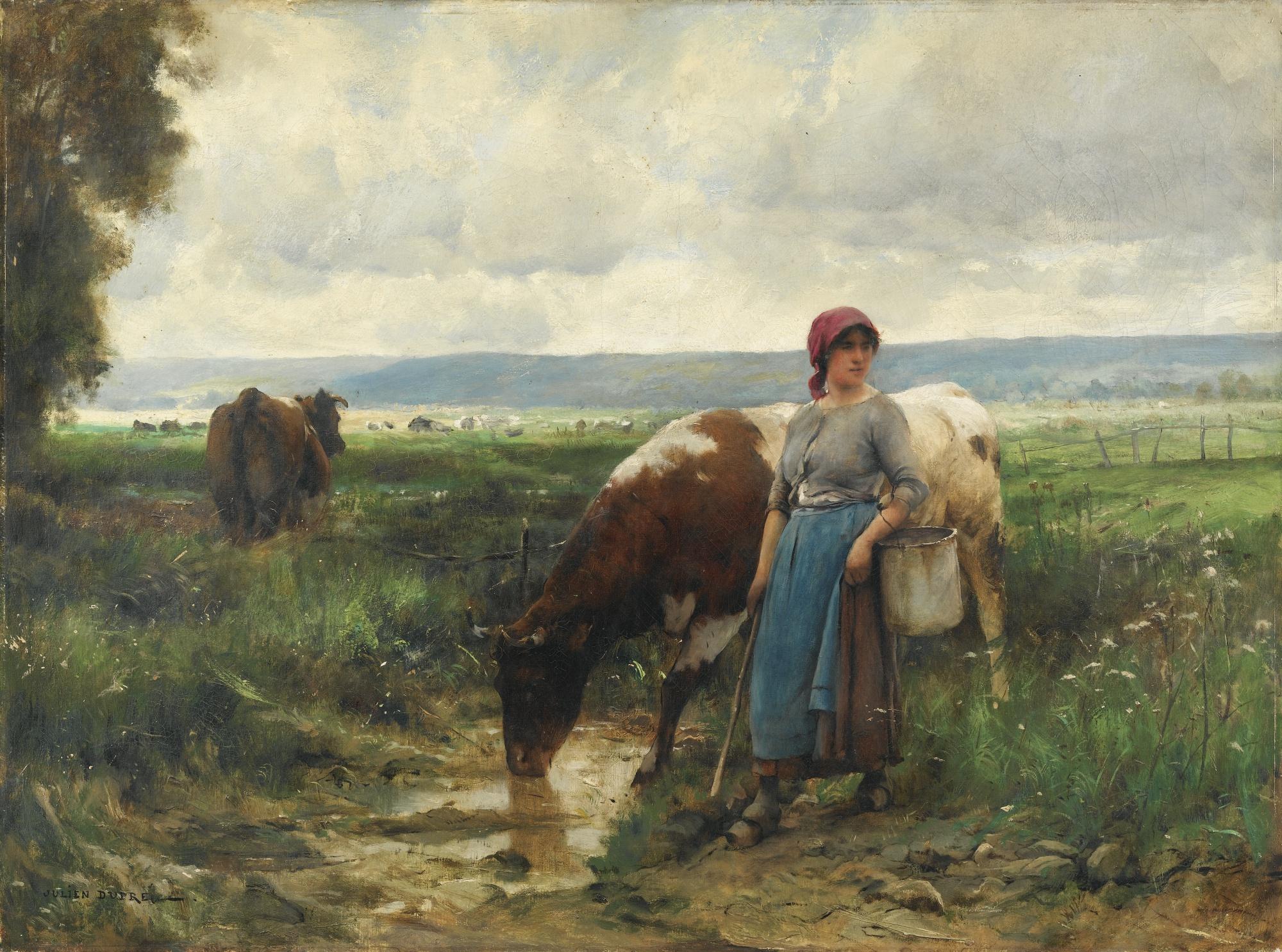 Julien Dupré - French la Gardeuse De Vaches