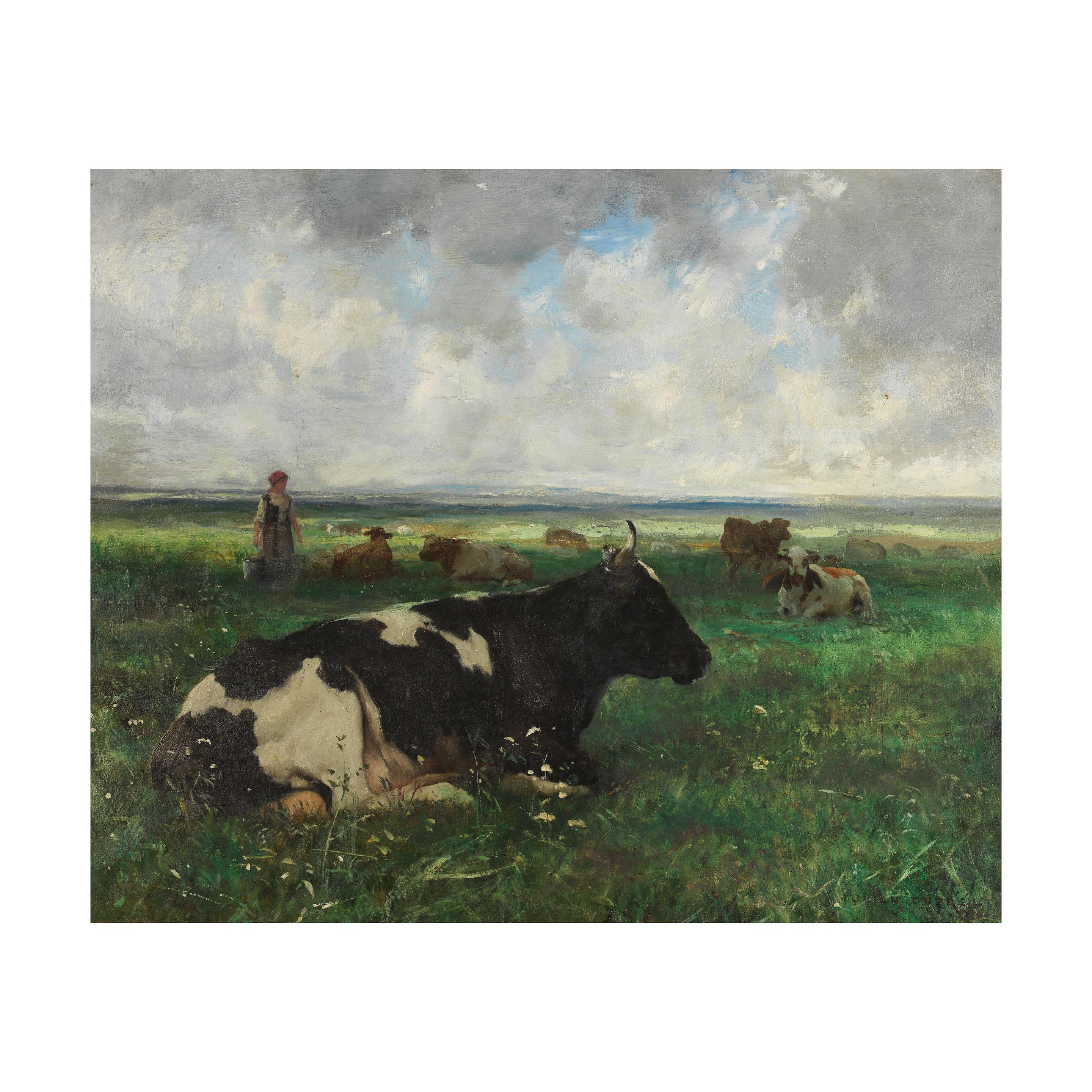 Julien Dupre - Vaches au repos