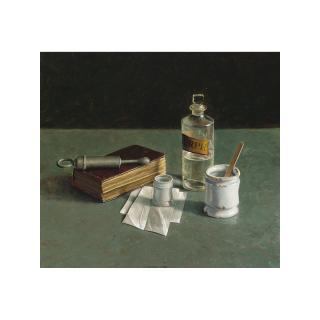 Juliën Landa - \'Stilleven Met Zwart Schrift En Potlood\'