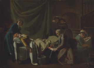 Julien-Léopold Boilly - The doctor\'s visit