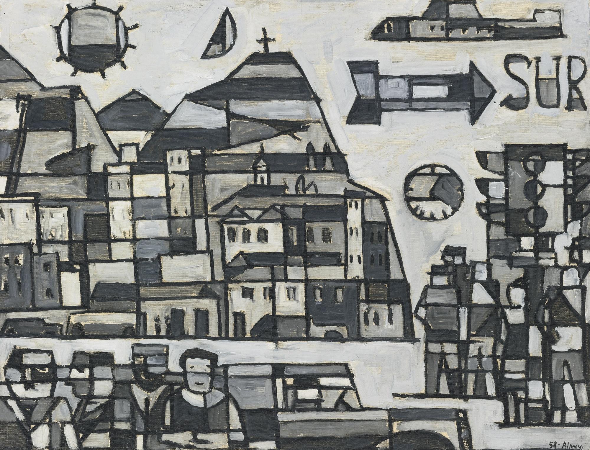 Julio Alpuy - Paisaje De Bogotá