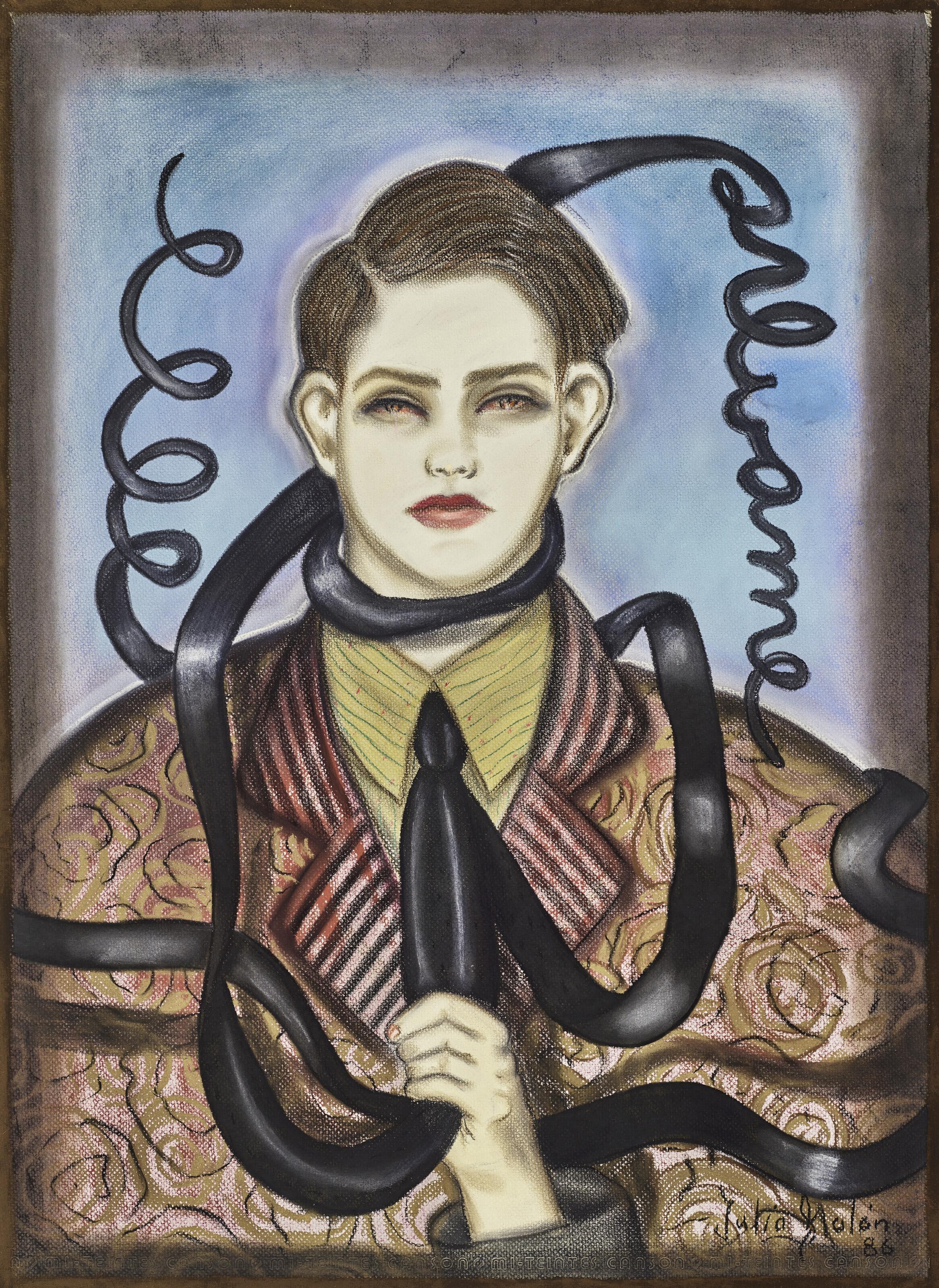 Julio Galán - Boy with Tie