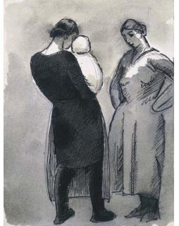 Julio González - Deux Femmes Au Poupon