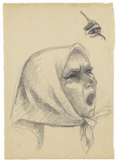 Julio Gonzalez - Etude pour la Montserrat criant no. 2