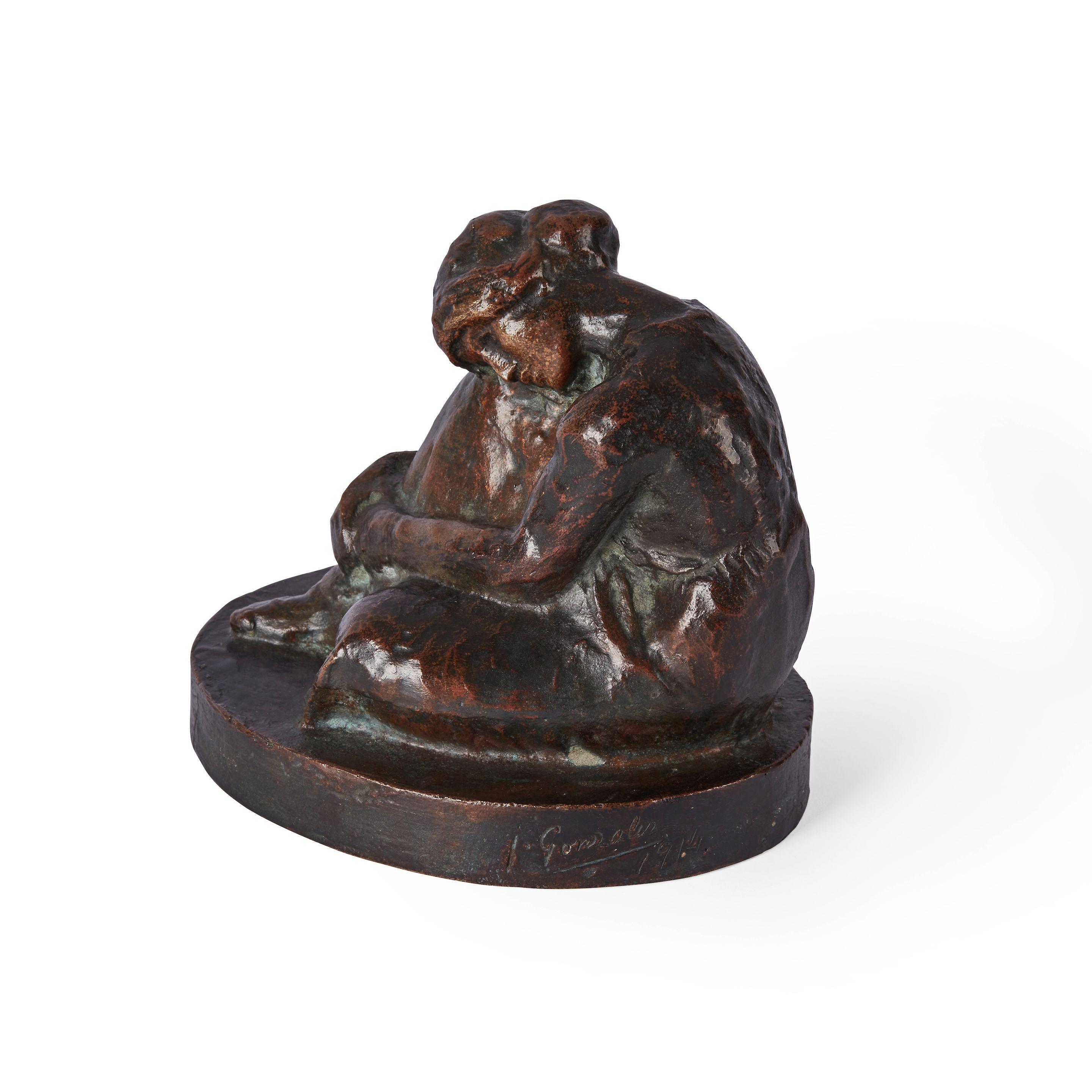 Julio González - Femme assise penchée