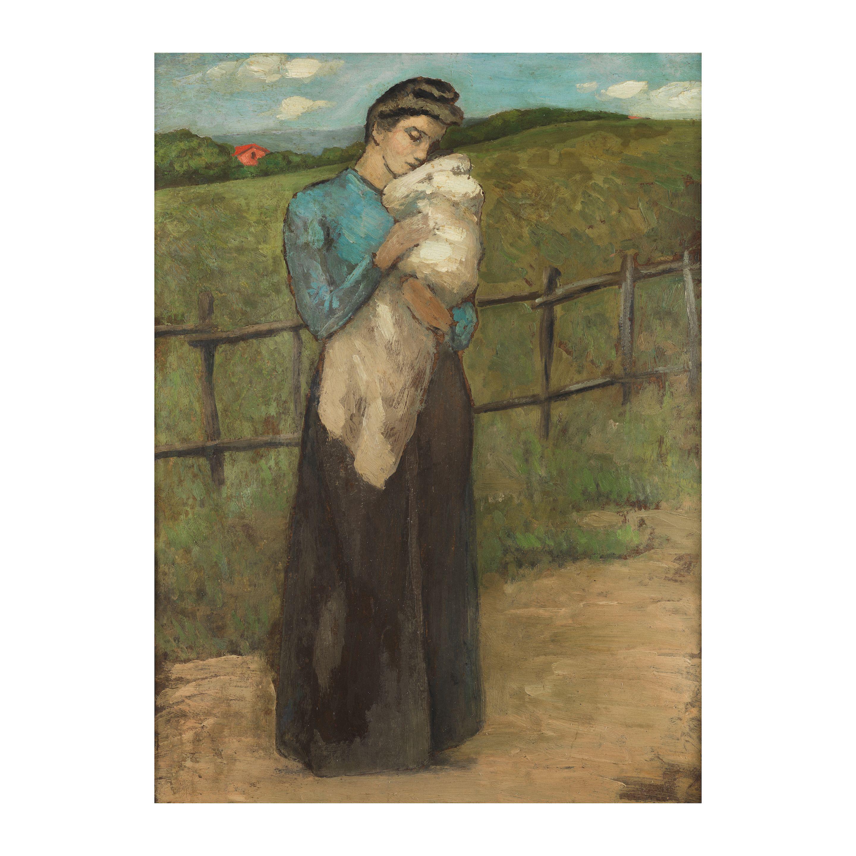 Julio González - Femme et bébé avec petite maison