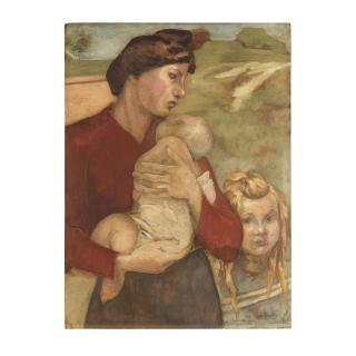 Julio González - Femme tenant un bébé